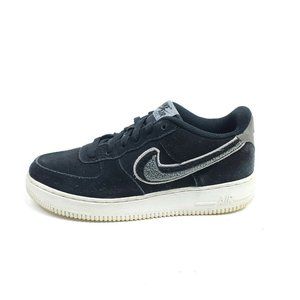 Nike Air Force 1 LV8 Boys Youth Size 7Y Shoes A03620-001 Black Suede Low Top